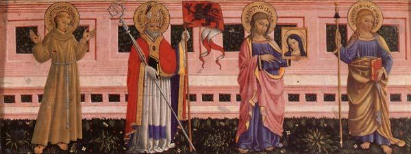 Bartolommeo Caporali St.Luke and the Apostle Jacob the Elder oil painting image